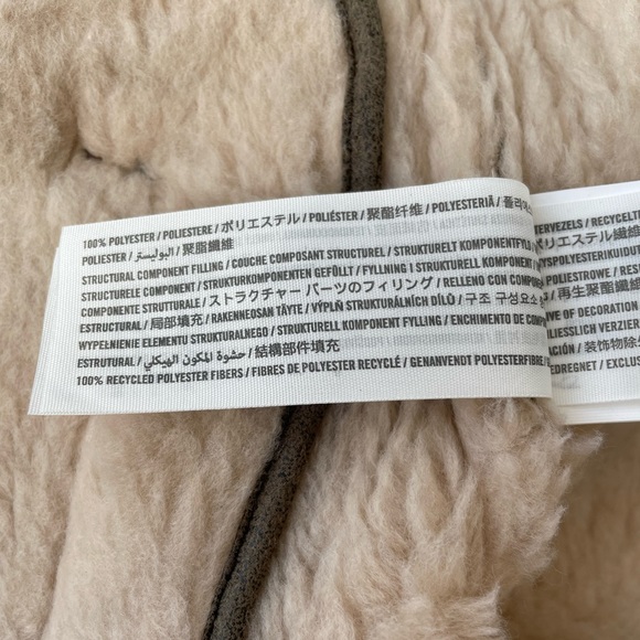 Abercrombie & Fitch Vegan Suede Jacket Coat with Faux Fur Lining, Brown, Men’s M - Picture 11 of 13